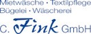 Logo C. Fink Mietwaesche Textilpflege Buegelei Waescherei