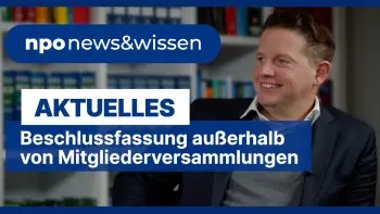 Beschlussfassung außerhalb von Mitgliederversammlungen