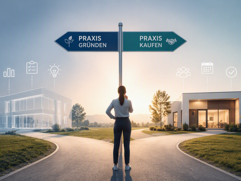 Praxis gründen oder Praxis kaufen: Welche Lösung passt zu Ihrem Weg in die Selbstständigkeit?