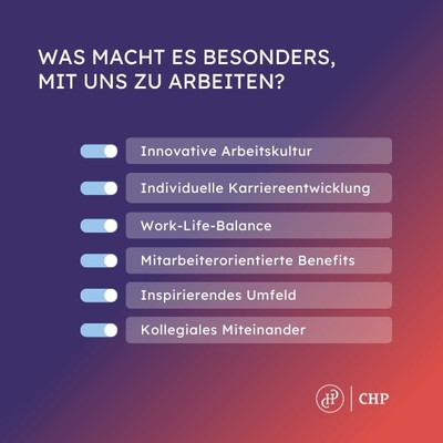 CHP - Was macht es besonders bei uns zu arbeiten